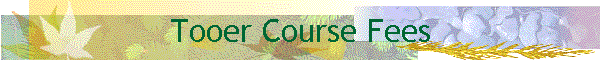 Tooer Course Fees