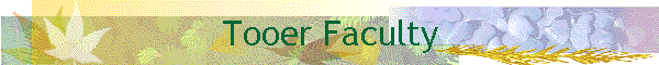 Tooer Faculty